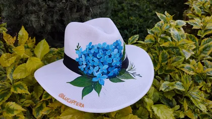 Sombreros brisa pintados a mano — ejemplo 8