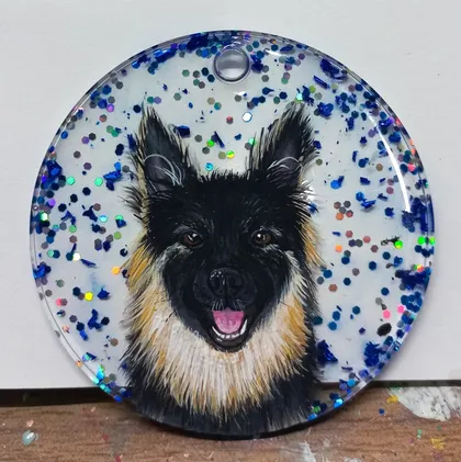 Llaveros de mascotas (resina) — ejemplo 3