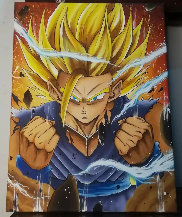 Retratos estilo anime, pintado a mano por Luciptera